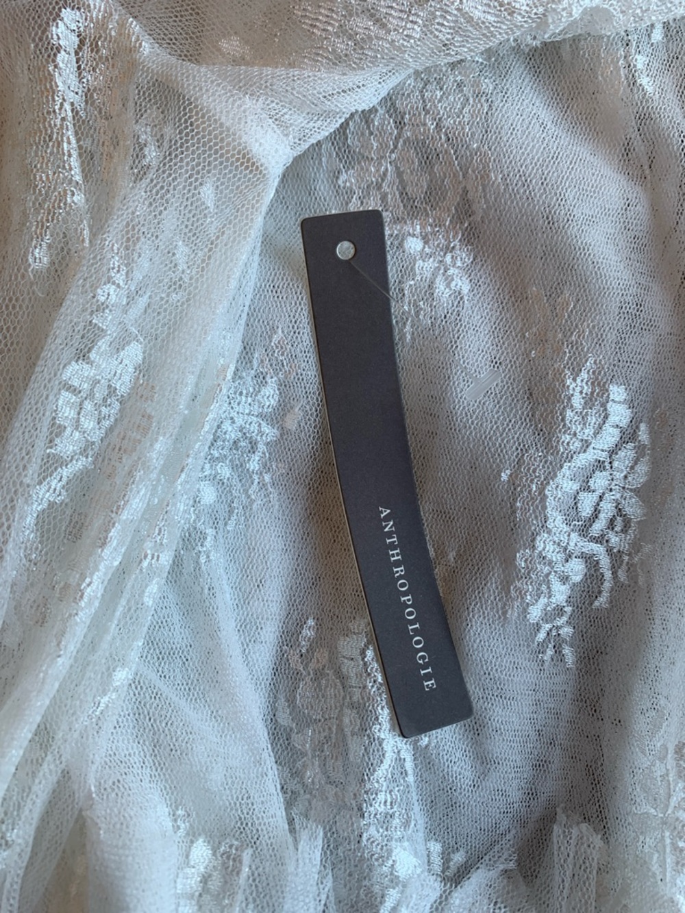 Anthropologie Let Me Be  Ivory Lace Maxi Dress - Picture 7 of 16